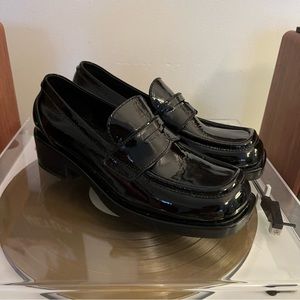 Jeffrey Campbell Black Patent Loafers